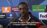 Ligue des champions: Dembélé veut "savourer" ce moment particulier