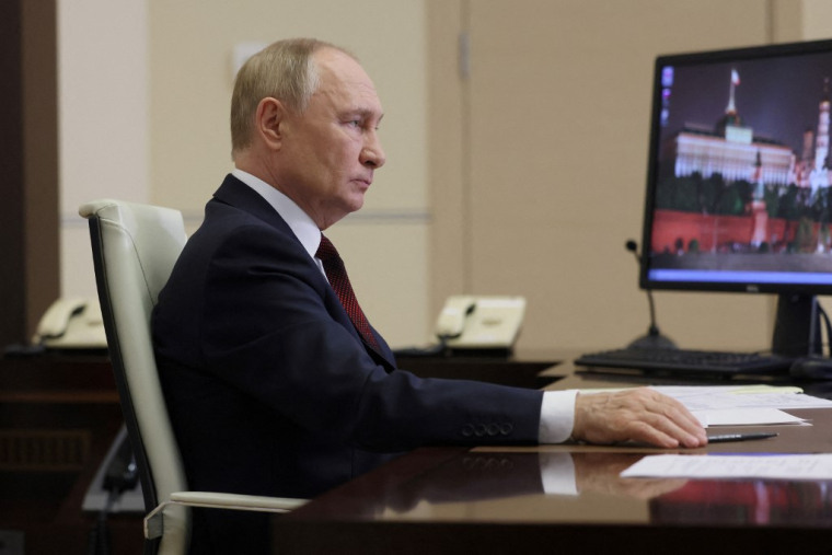 Vladimir Poutine à Moscou, en Russie, le 30 septembre 2024. ( POOL / MIKHAIL METZEL )