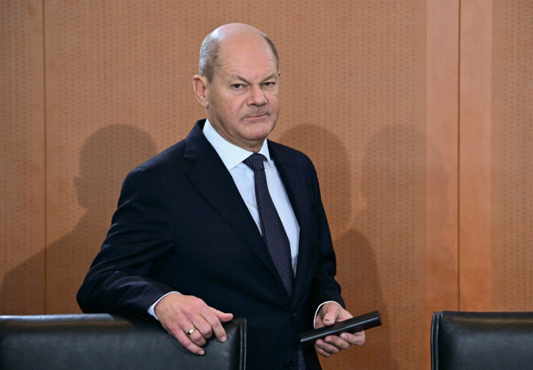 Olaf Scholz, le 11 décembre 2024, à Berlin ( AFP / TOBIAS SCHWARZ )