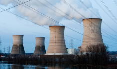La centrale nucléaire de Three Mile Island, en mars 2011 ( GETTY IMAGES NORTH AMERICA / JEFF FUSCO )