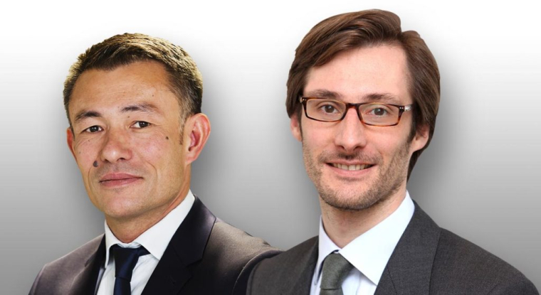 Olivier Ken spécialiste des sujets de transition énergétique chez Ecofi Investissements et Arnaud Bauduin gérant du fonds OFI RS European Growth Climate Change. (© DR)