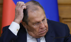Serguei Lavrov, à Moscou, le 22 octobre 2025 ( POOL / RAMIL SITDIKOV )