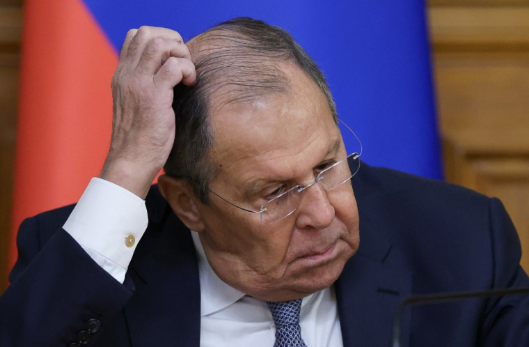 Serguei Lavrov, à Moscou, le 22 octobre 2025 ( POOL / RAMIL SITDIKOV )