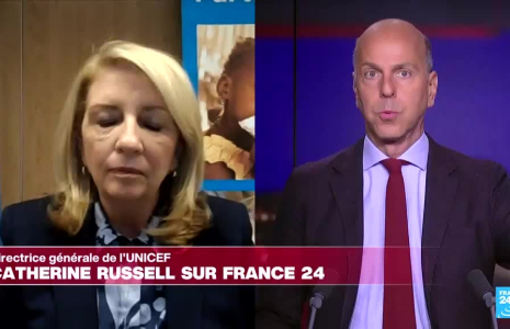 Pour la cheffe de l’Unicef, "On ne peut pas avoir des enfants affamés à Gaza"
