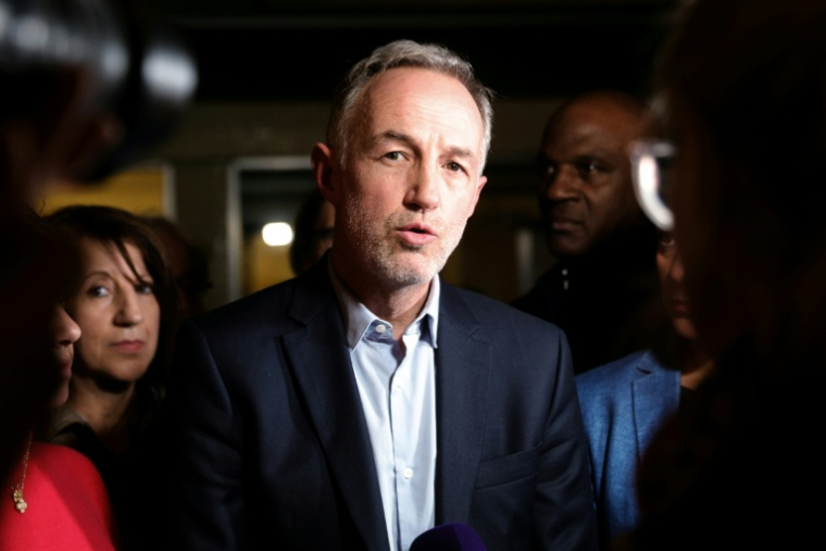 Emmanuel Grégoire, candidat socialiste à la mairie de Paris, à Paris le 5 novembre 2025  ( AFP / GEOFFROY VAN DER HASSELT )