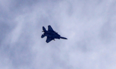 Un avion de chasse israélien survole la région de Marjayoun, dans le sud du Liban, le 3 juin 2026 ( AFP / - )
