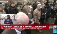 Guerre en Ukraine :" ici, on réclame des armes, et de couper les fonds européens à la Russie"