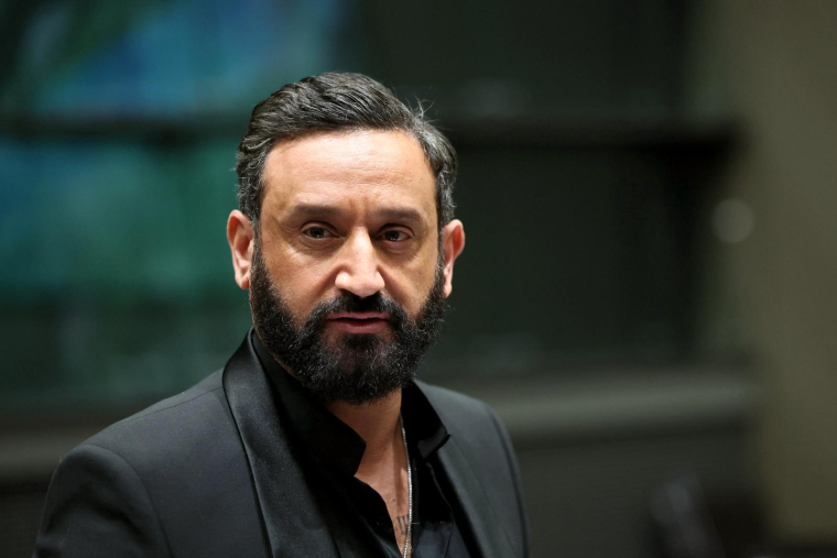 L'animateur Cyril Hanouna à Paris le 14 mars 2024. ( AFP / ALAIN JOCARD )