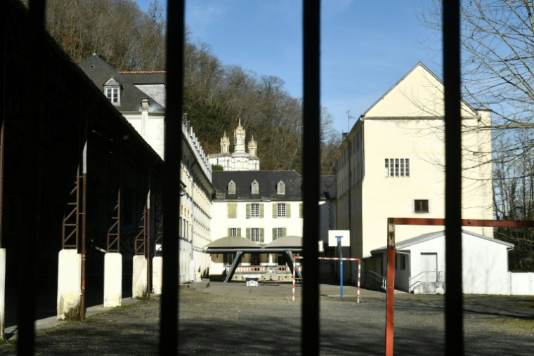Vue du collège "Le beau rameau", à Lestelle-Bétharram, le 18 mars 2025 ( AFP / Gaizka IROZ )