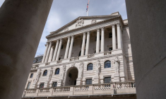 Vue générale du bâtiment de la Banque d'Angleterre (BoE)