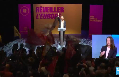 Européennes: écart stable entre le RN et le camp Macron, Glucksmann progresse, selon les sondages