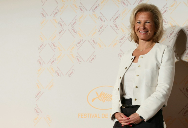 La présidente du Festival de Cannes, Iris Knobloch, à Paris le 11 avril 2024 ( AFP / Alain JOCARD )
