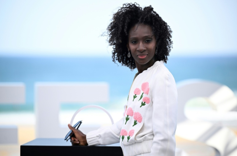 L'actrice Eye Haïdara à Saint-Sébastien en Espagne le 20 septembre 2025 ( AFP / ANDER GILLENEA )