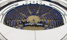 Le groupe des Patriotes pour l'Europe rassemble notamment le parti hongrois de Viktor Orban "Fidesz", le ANO tchèque, et le RN français (illustration) ( AFP / JEAN-CHRISTOPHE VERHAEGEN )