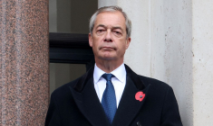 Nigel Farage, le 10 novembre 2024, à Londres ( POOL / CHRIS JACKSON )