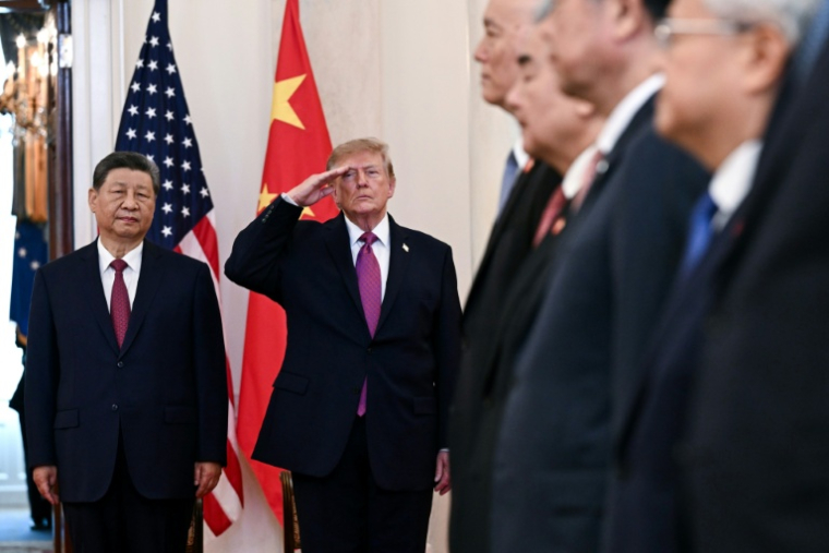 Xi Jinping et Donald Trump à la Maison Blanche le 24 septembre 2026 ( AFP / Brendan SMIALOWSKI )