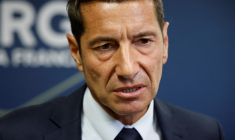 Le président de l'Association des Maires de France (AMF) et maire de Cannes, David Lisnard (LR), à Paris le 3 octobre 2023.  ( AFP / LUDOVIC MARIN )