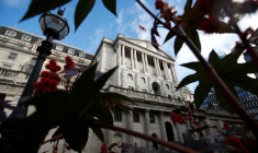 Le bâtiment de la Banque d'Angleterre (BoE) à Londres