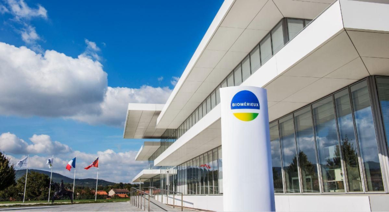 Le siège de Biomérieux à Marcy L'Etoile (crédit photo : Biomérieux / Noel Bouchut )