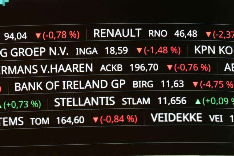 Bourse Euronext dans le quartier d'affaires de La Défense à Paris