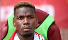 Paul Pogba avant un match de Monaco face à Auxerre, le 19 avril 2026 au stade Louis-II ( AFP / Valery HACHE )