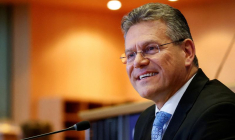 Maros Sefcovic vu à Bruxelles, Belgique