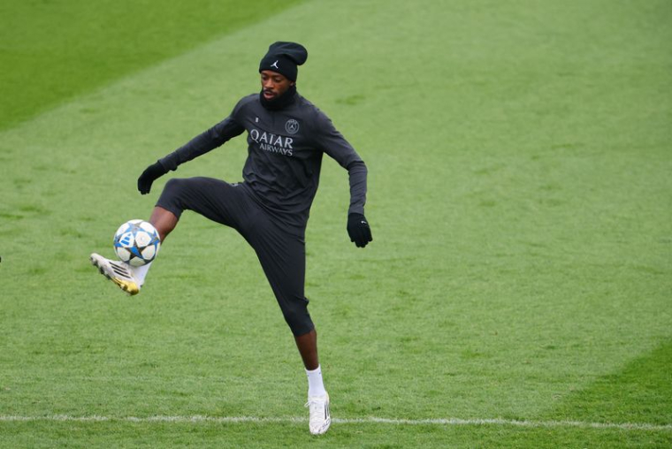 L'entraînement du Paris Saint-Germain