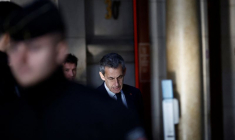 Nicolas Sarkozy, dans un tribunal parisien