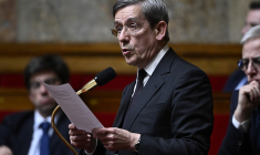 Charles de Courson, le 26 mars 2024, à l'Assemblée nationale ( AFP / JULIEN DE ROSA )