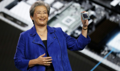 Lisa Su, la patronne d'AMD, le 5 janvier 2026 à Las Vegas, aux Etats-Unis ( AFP / Caroline Brehman )