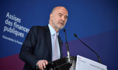 Pierre Moscovici à Paris le 19 juin 2023. ( AFP / JULIEN DE ROSA )