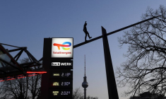 Une station-service TotalEnergies à Berlin, en Allemagne