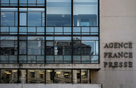 Le siège de l'Agence France Presse (AFP) à Paris