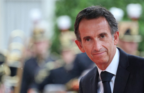 Alexandre Bompard à Paris, le 5 juin 2025. ( AFP / LUDOVIC MARIN )