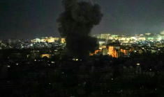 Une frappe israélienne sur la banlieue sud de Beyrouth, le 11 mars 2026 au Liban ( AFP / - )