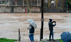 Crue de l'Hérault à Agde le 23 décembre 2025 ( AFP / Sylvain THOMAS )