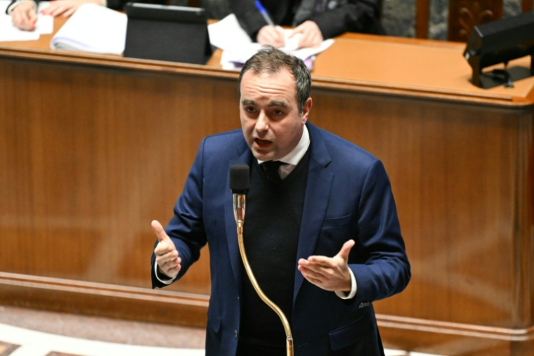 Le Premier ministre Sébastien Lecornu le 2 février 2026 à l'Assemblée nationale à Paris ( AFP / Bertrand GUAY )