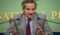 Rafael Grossi à Tokyo, au Japon, le 26 juin 2026. ( AFP / YUICHI YAMAZAKI )