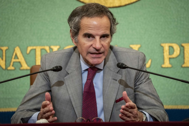 Rafael Grossi à Tokyo, au Japon, le 26 juin 2026. ( AFP / YUICHI YAMAZAKI )