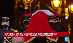 Commémorations du 11-Novembre : l'écrivain combattant Maurice Genevoix entre au Panthéon