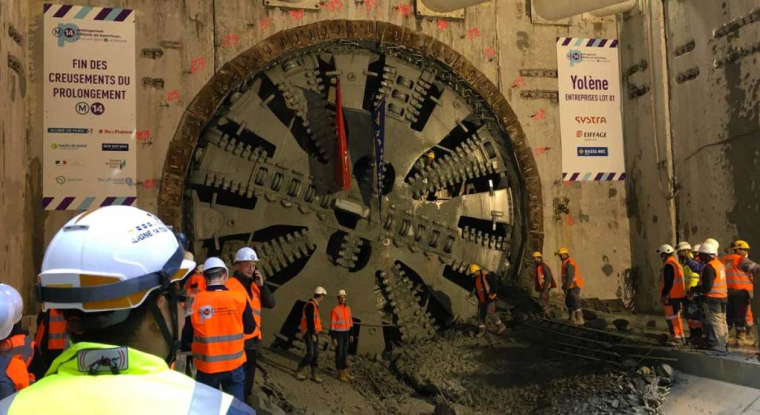 Les travaux du Grand Paris dopent le carnet de commande du groupe de BTP. (© Eiffage)