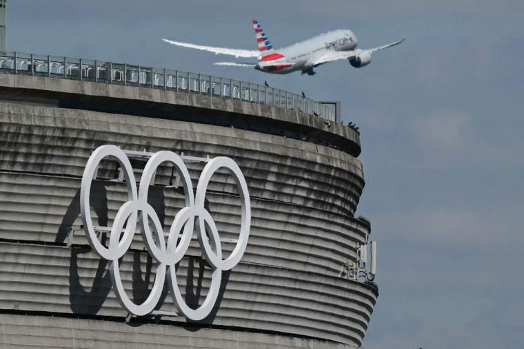 A une semaine des Jeux olympiques de Paris, une panne mondiale chez Microsoft a impacté de nombreux aéroports dans le monde et des compagnies aériennes françaises. ( AFP / MIGUEL MEDINA )
