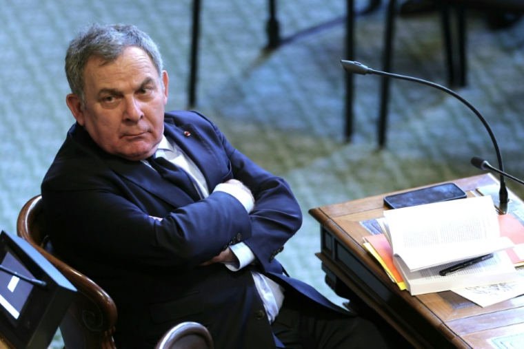 Le sénateur (LR) et avocat Francis Szpiner, le 9 février 2026 à Paris ( AFP / Thomas SAMSON )