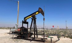 Un site de forage pétrolier et gazier au Nouveau-Mexique