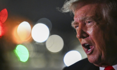 Le président Donald Trump s'adresse à des journalistes le 10 octobre 2026 dans le Maryland, aux Etats-Unis ( GETTY IMAGES NORTH AMERICA / ROBERTO SCHMIDT )