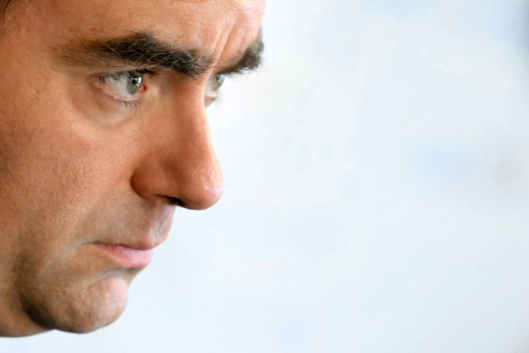 Le Premier ministre Sébastien Lecornu, le 11 octobre 2025 à l'Haÿ-les-Roses, dans le Val-de-Marne ( POOL / Martin LELIEVRE )