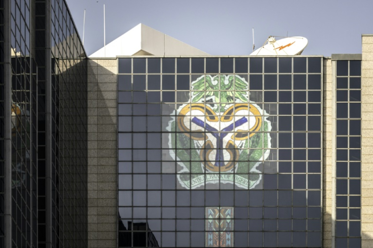 Le siège de la banque centrale du Nigeria dans le quartier d'affaires d'Abuja, le 21 mai 2025 ( AFP / OLYMPIA DE MAISMONT )