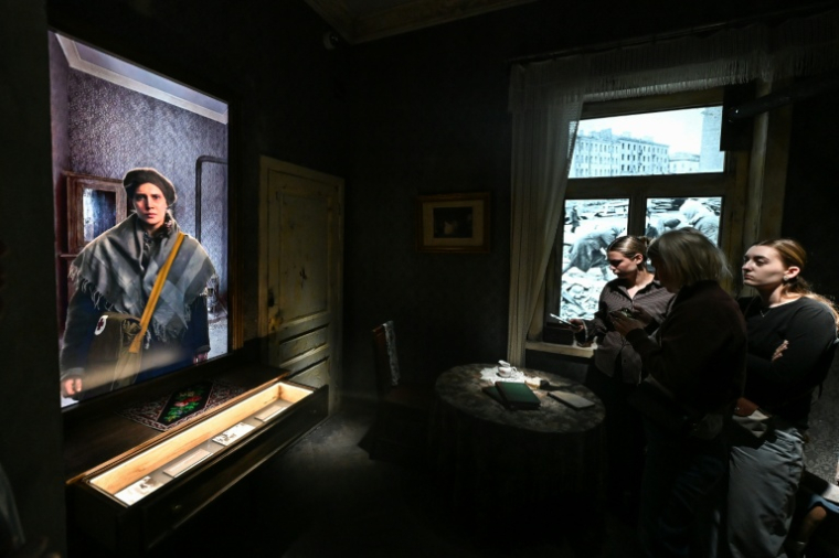 Visite guidée au musée sur le "génocide du peuple soviétique", à Moscou, le 12 août 2026  ( AFP / STRINGER )