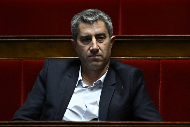 François Ruffin à Paris le 23 octobre 2024. ( AFP / JULIEN DE ROSA )