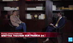 Srettha Thavisin, Premier ministre thaïlandais, croit en un avenir "plus démocratique" pour son pays